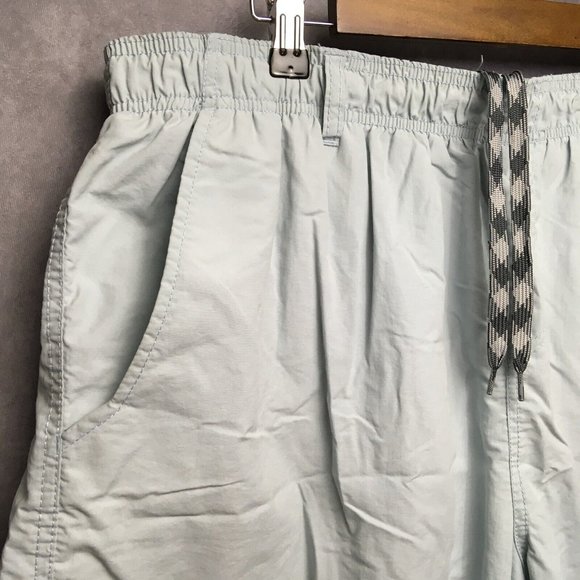Aftco Mens Swim Trunks Shorts XL‎ Light Blue Mesh Liner Nylon Drawstring Pockets - Picture 7 of 10